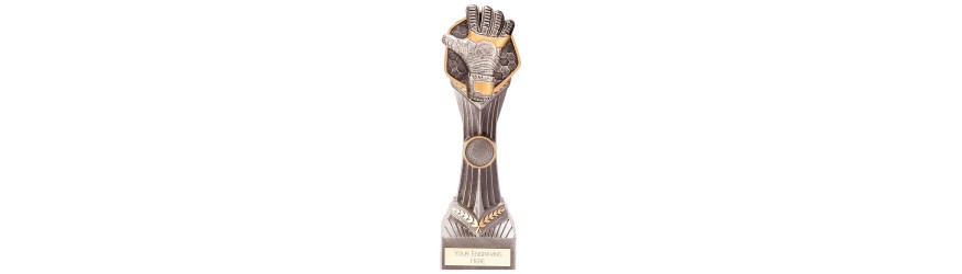 FALCON FOOTBALL GOALKEEPER TROPHY - 4 SIZES - 14CM TO 24CM FALCON FOOTBALL GOALKEEPER TROPHY - 4 SIZES - 14CM TO 24CM